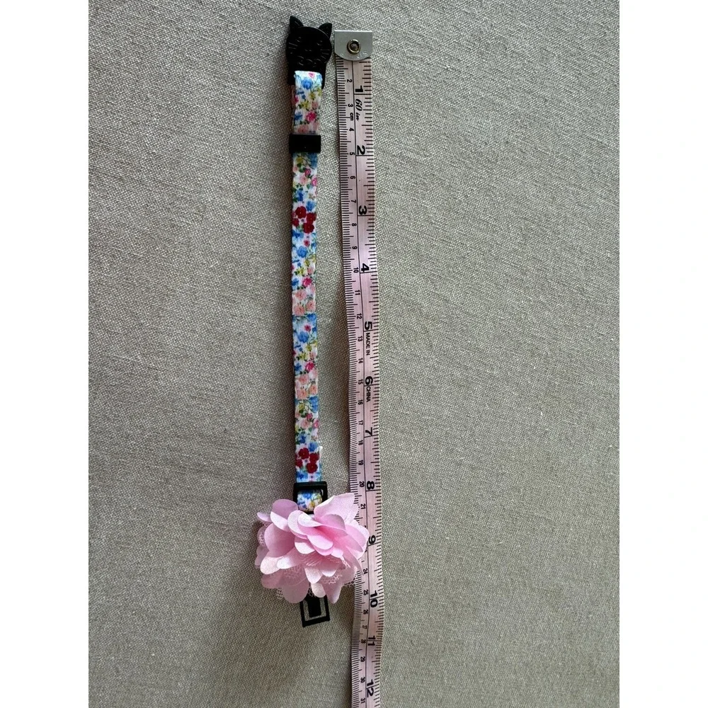 Pink Floral Kitten‎ Collar Break Away 9